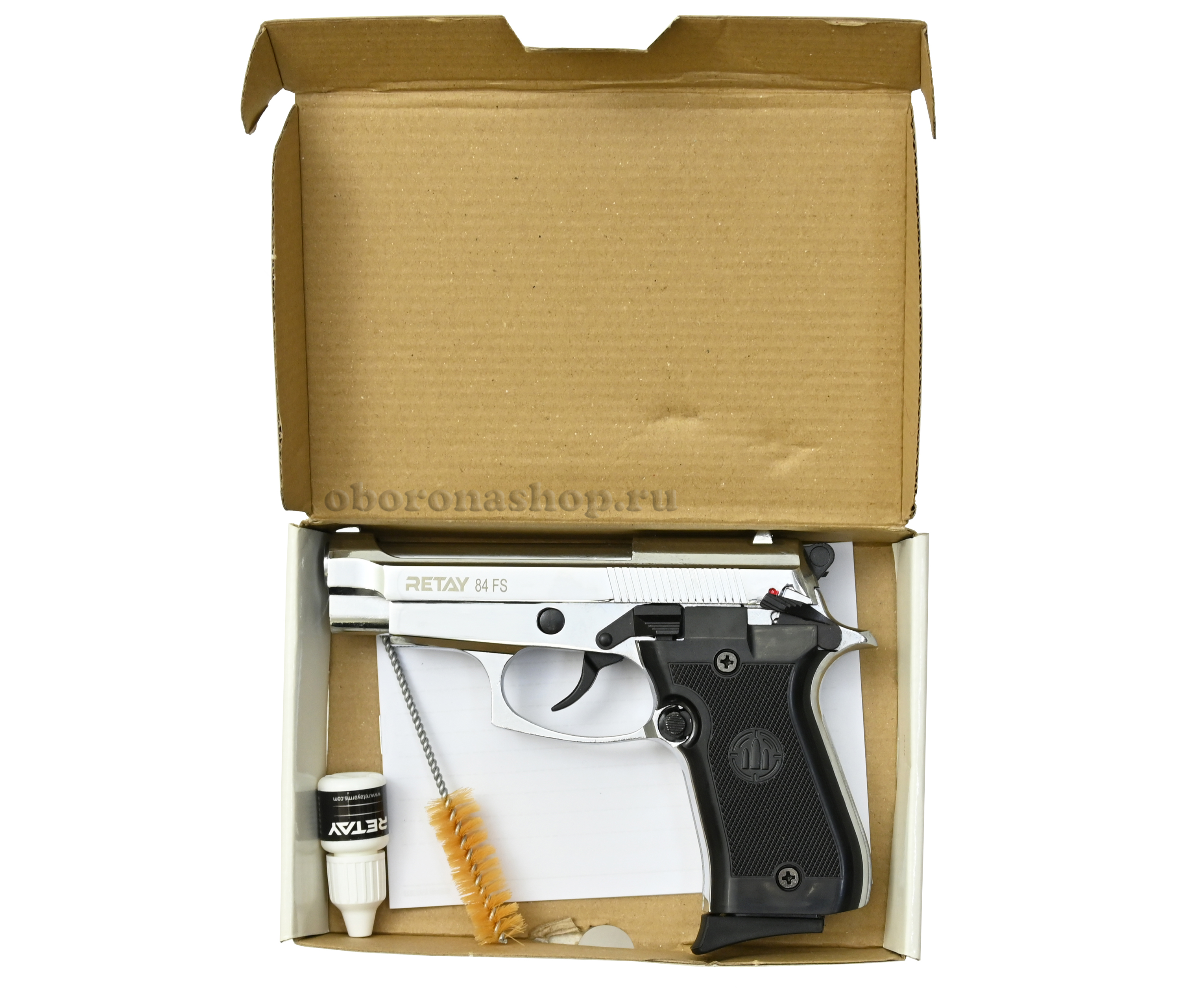 СХП Охолощенный пистолет Retay Mod 84 Beretta 84FS, кал. 9 мм СХП Охолощенный пистолет Retay Mod 84 Beretta 84FS, кал. 9 мм